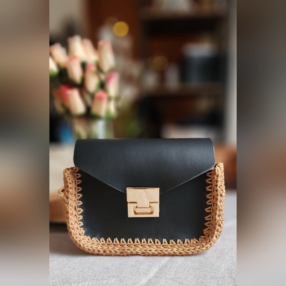Handmade, one-of-a-kind, crochet bag